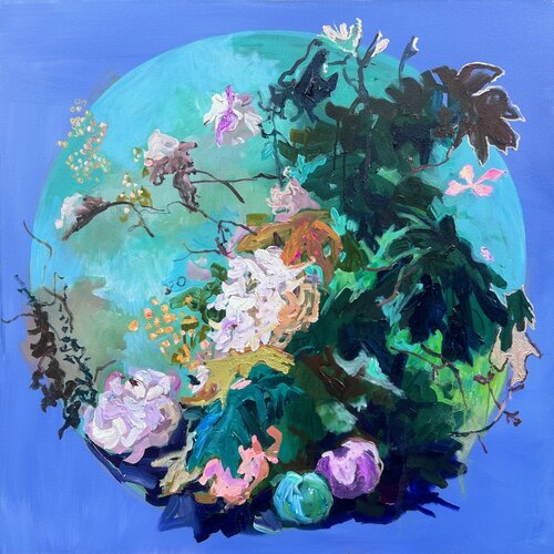 The world as he created. by Julia Hacker, Painting for Sale on Select