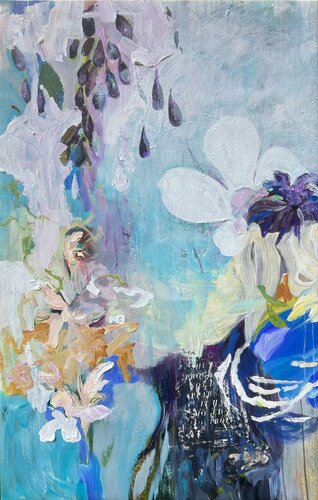 Blue Bells by Julia Hacker, Painting for Sale on Select