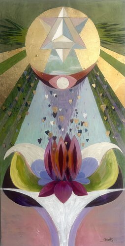 The Sacred Eye by Julia Hacker, Painting for Sale on Select