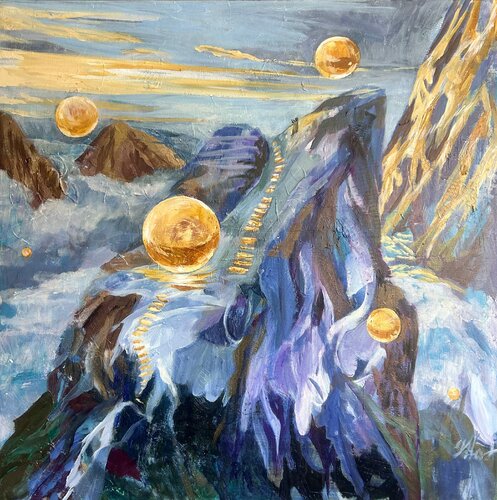Manifestation. Dreamscape. by Julia Hacker, Painting for Sale on Select
