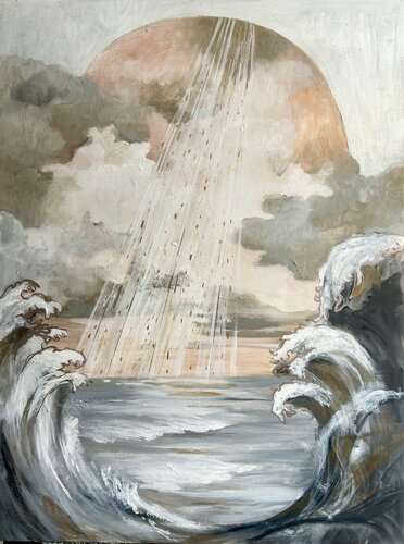 Awakening.1 by Julia Hacker, Painting for Sale on Select