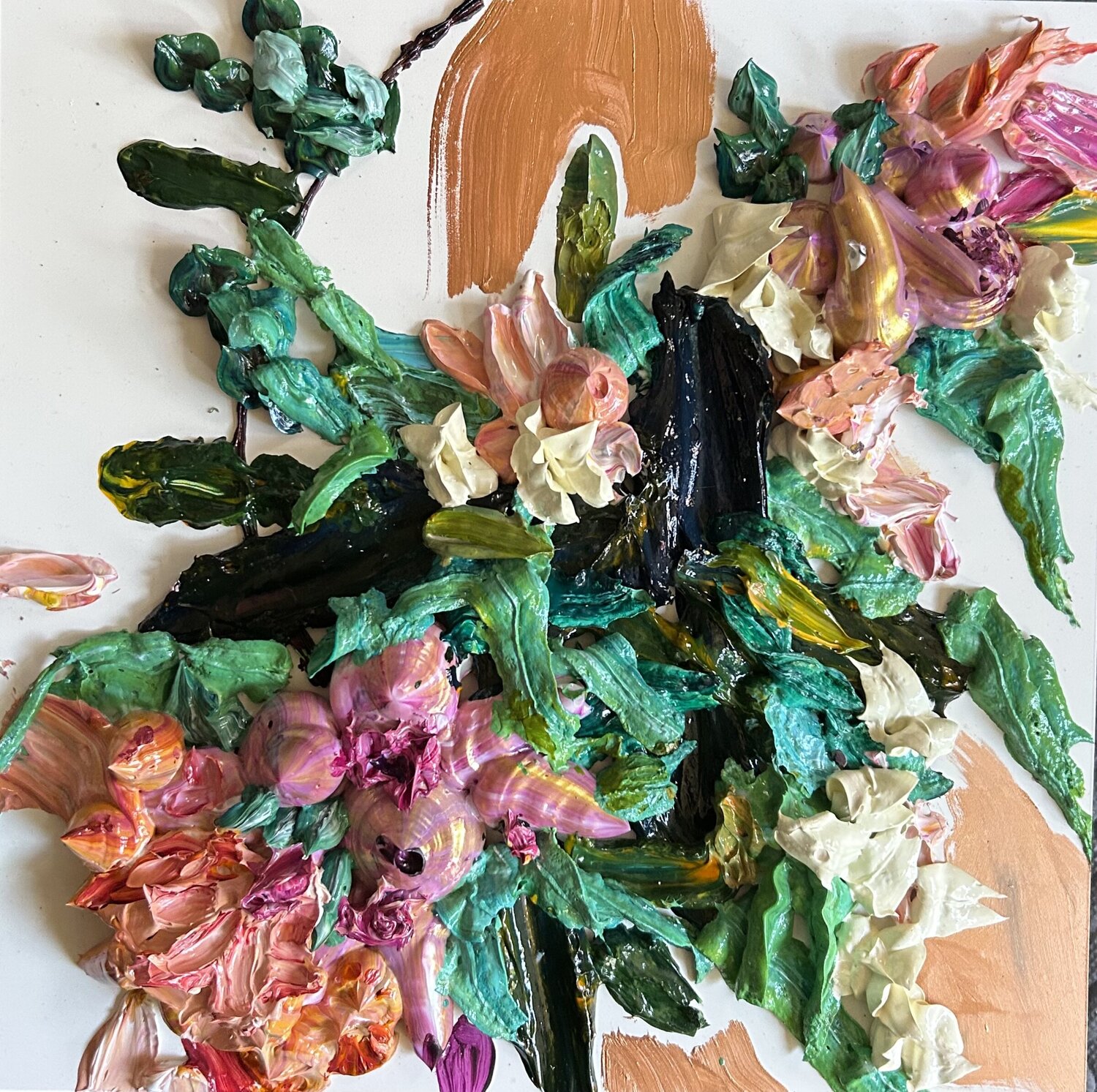 Floral.2 Julia Hacker Original painting for sale