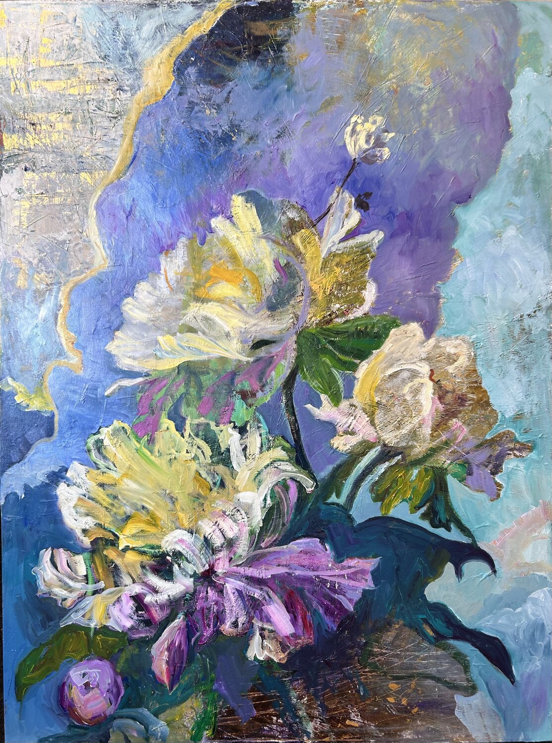 Floral stillife Julia Hacker Original painting for sale