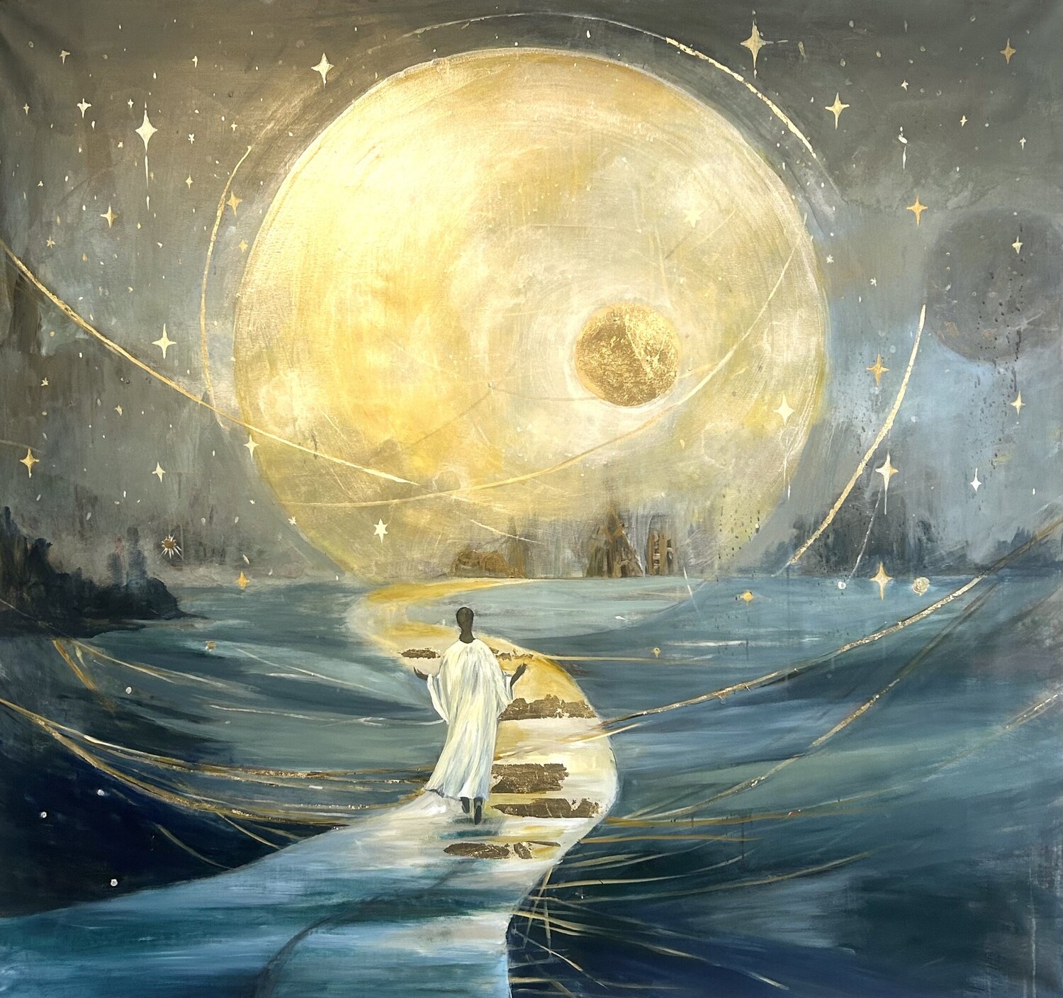 Transcendental Being Julia Hacker Original painting for sale