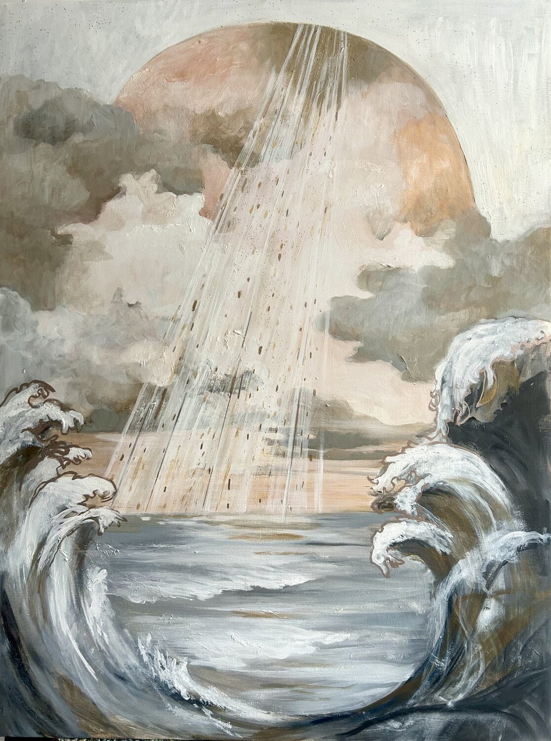 Awakening.1 Julia Hacker Original painting for sale