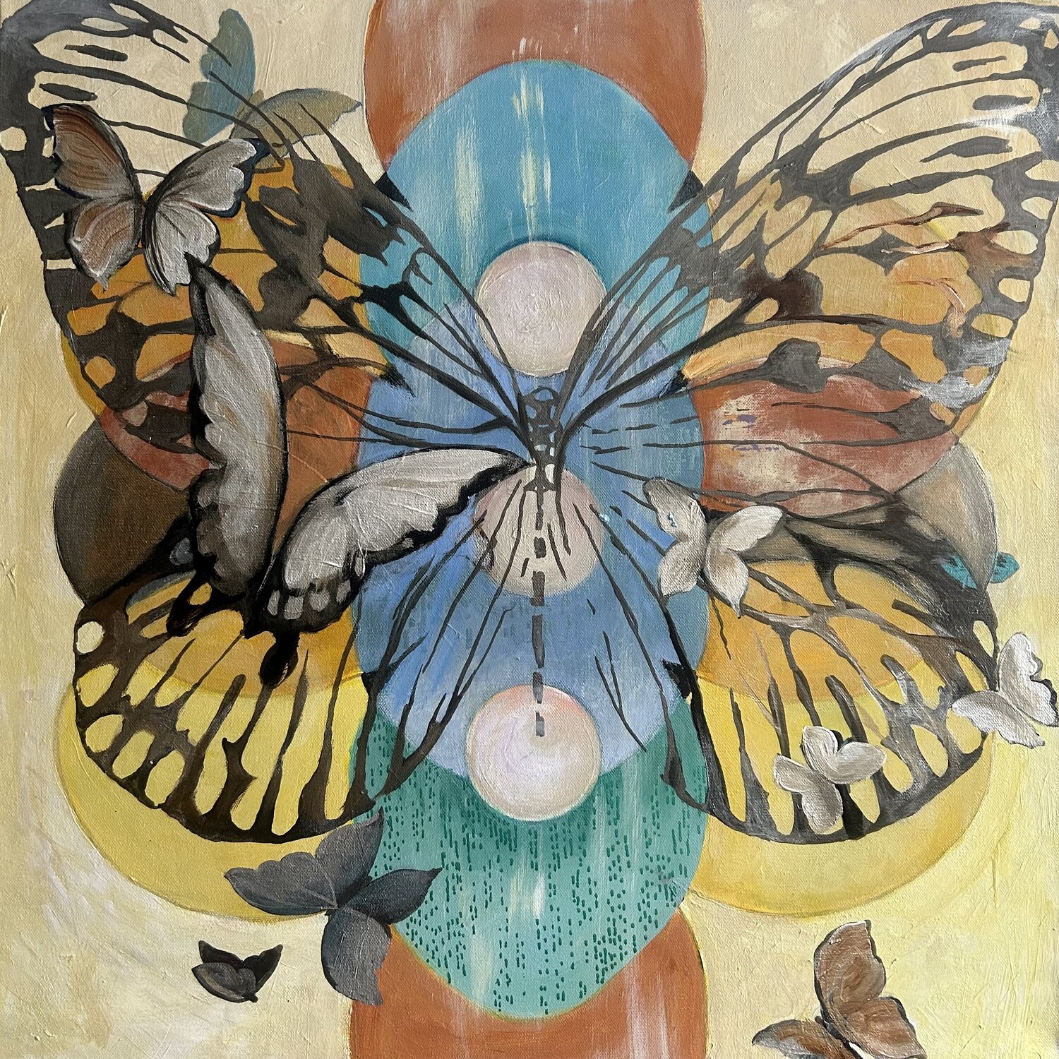 All in one Julia Hacker Original painting for sale