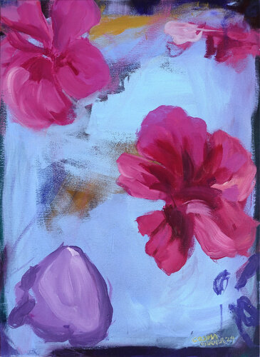 Mallow blossom by Cosima Gerner, Painting for Sale on Select
