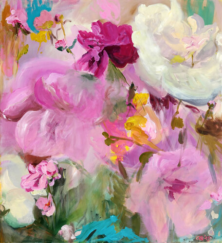 Peony Roses by Cosima Gerner, Painting for Sale on Select