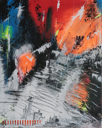 New Year´s Eve by Marco Opel, Painting for Sale on Select