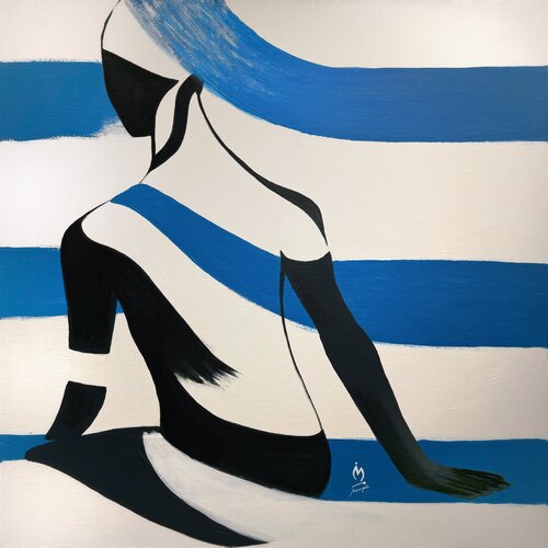 Swimmer by Marco Opel, Painting for Sale on Select
