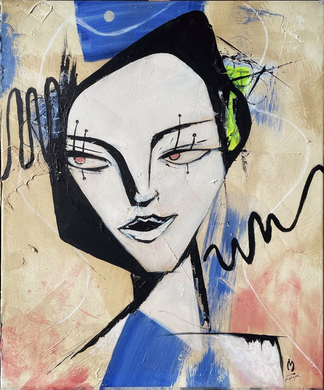 Rough Marco Opel Original painting for sale