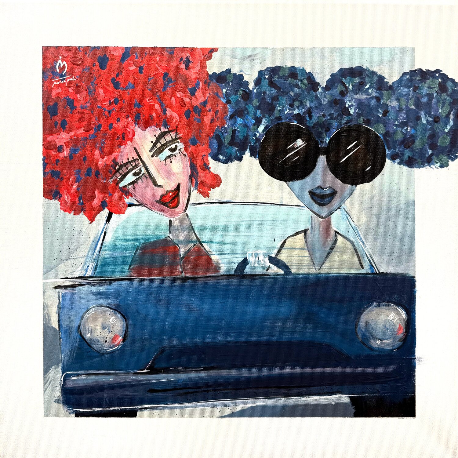Roadtrip Marco Opel Original painting for sale