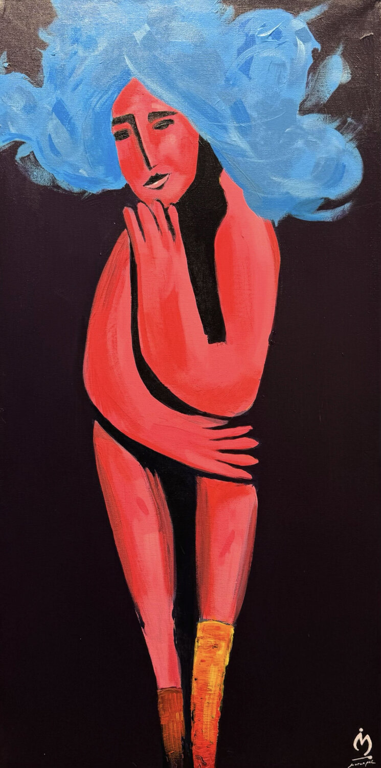 Thinker Marco Opel Original painting for sale