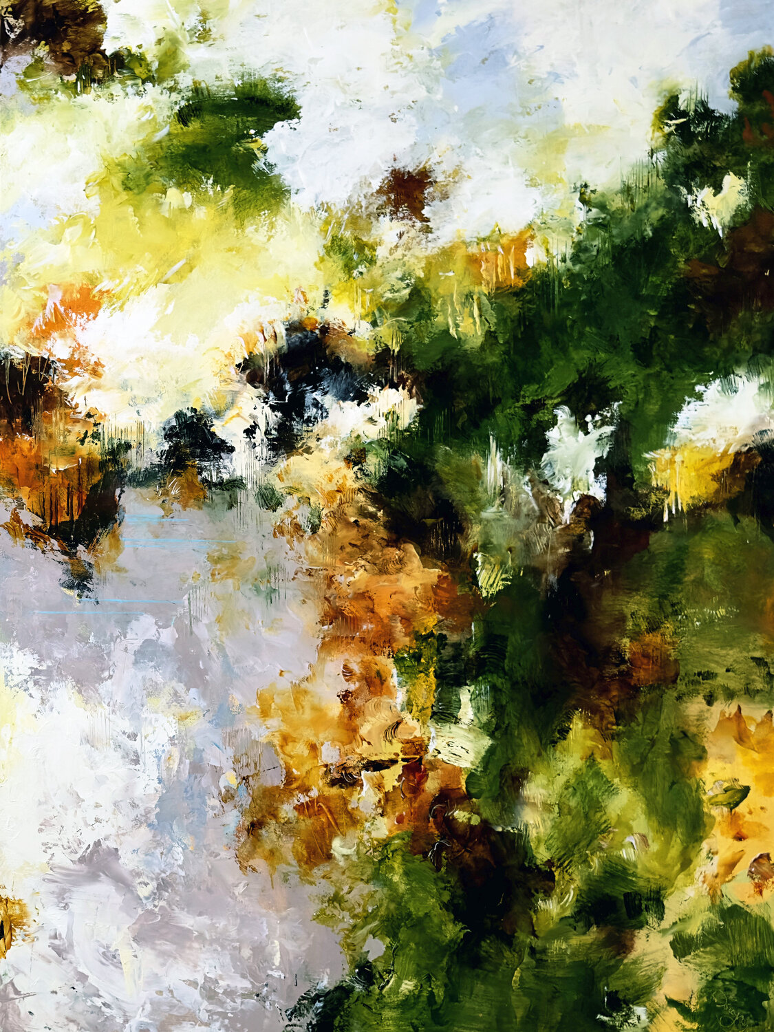 Spring (right) Lois Donaghey Original painting for sale