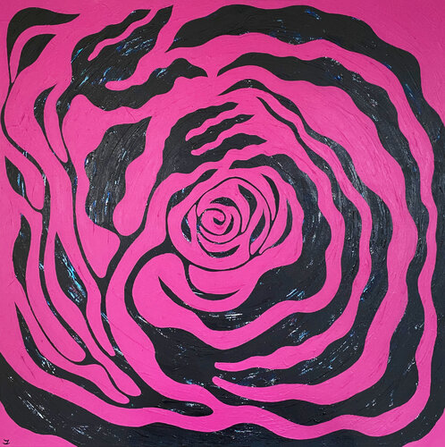 Love Whirlpool by Zaira Dzhaubaeva Rivera, Painting for Sale on Select
