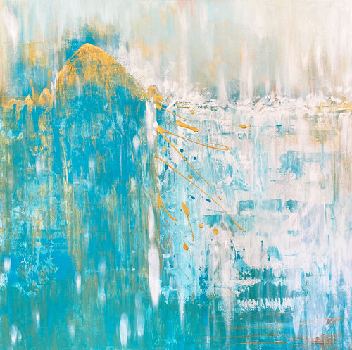 Sunny Day at Cannon Beach by Zaira Dzhaubaeva Rivera, Painting for Sale on Select