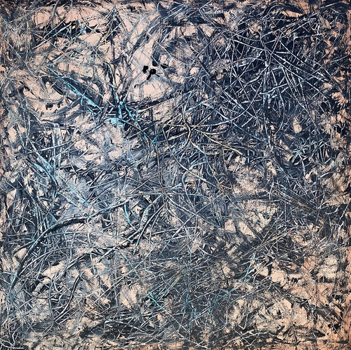 Interactions by Zaira Dzhaubaeva Rivera, Painting for Sale on Select