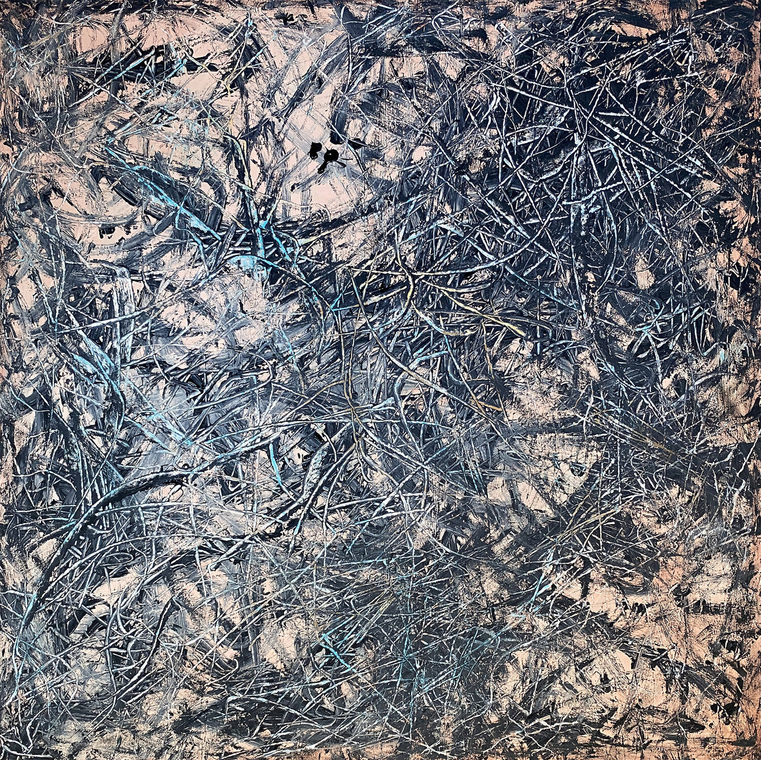 Interactions Zaira Dzhaubaeva Rivera Original painting for sale