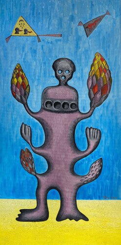 Prophet by Tadas Gutauskas, Painting for Sale on Select