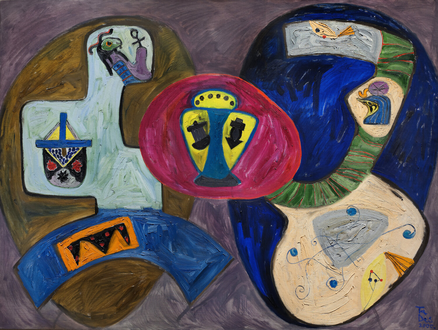 Birth Tadas Gutauskas Original painting for sale