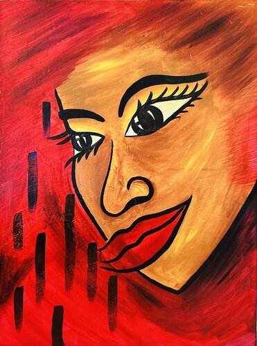 Face by Kinjal Trivedi, Painting for Sale on Select