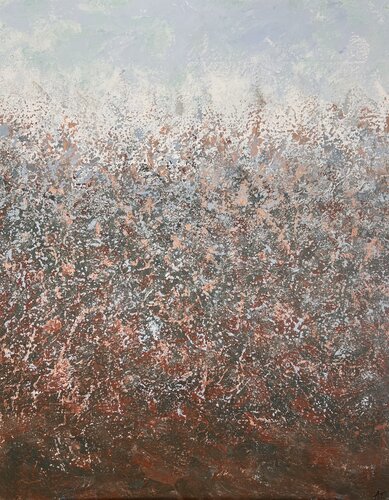 Dialogue Between Sky and Earth by Aneta Tamuliene, Painting for Sale on Select