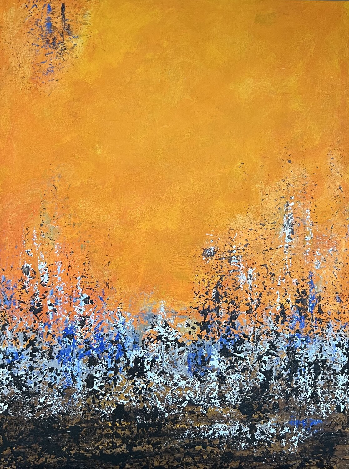 Desert Sun Aneta Tamuliene Original painting for sale