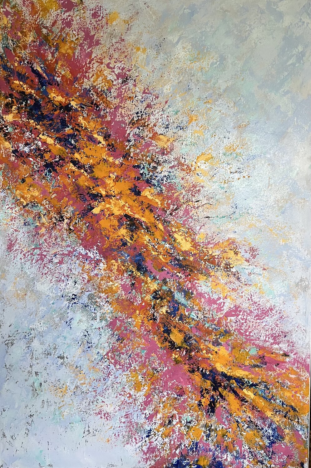 State of Fullness Aneta Tamuliene Original painting for sale