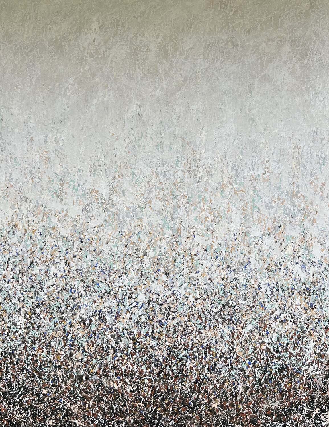 “Dance of Calm” – Large Textured Abstract Painting Aneta Tamuliene Original painting for sale