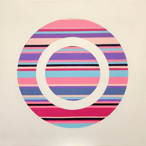 Chromatic sphere by Olya Enina, Painting for Sale on Select