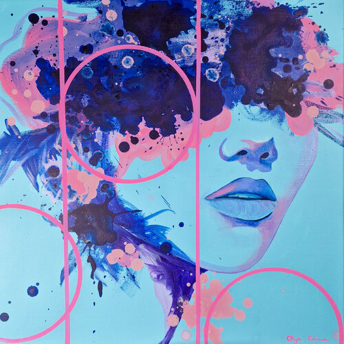 Clouds of emotions by Olya Enina, Painting for Sale on Select