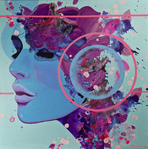 Radiant Femininity by Olya Enina, Painting for Sale on Select