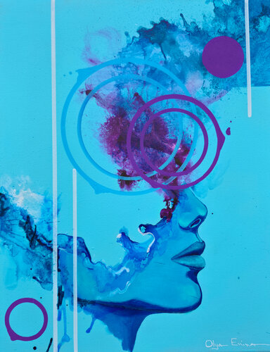 Just a Small Existential Crisis by Olya Enina, Painting for Sale on Select