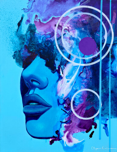 Minimal Outside, Maximal Inside by Olya Enina, Painting for Sale on Select