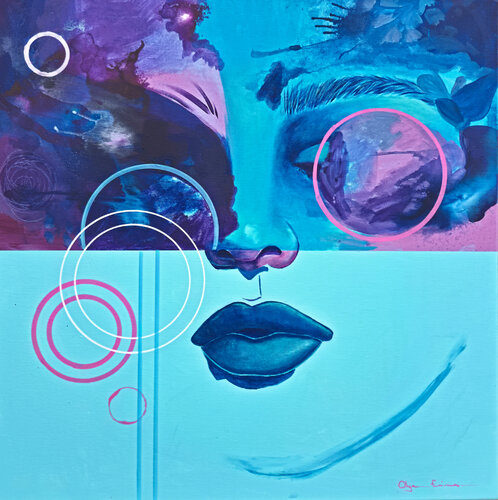 Blue State of Mind by Olya Enina, Painting for Sale on Select