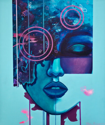 Stillness in Motion by Olya Enina, Painting for Sale on Select