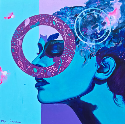 Drifting Through the Chaos by Olya Enina, Painting for Sale on Select