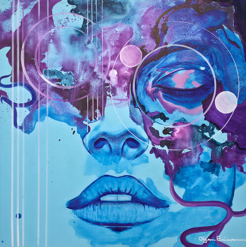 Blue Soul by Olya Enina, Painting for Sale on Select