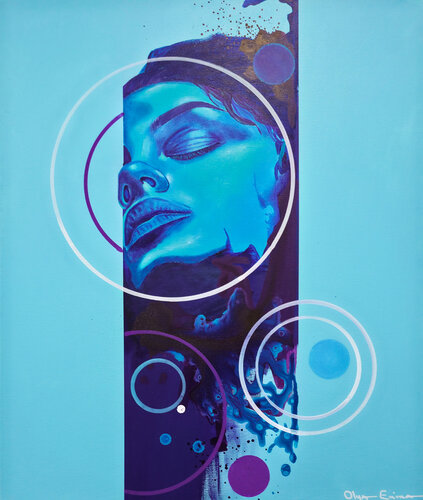 The Shape of Silence by Olya Enina, Painting for Sale on Select