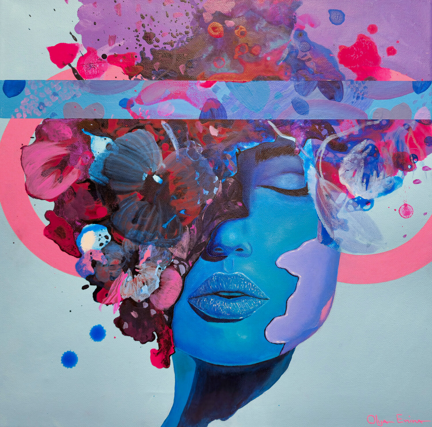 The Art of Daydreaming Olya Enina Original painting for sale