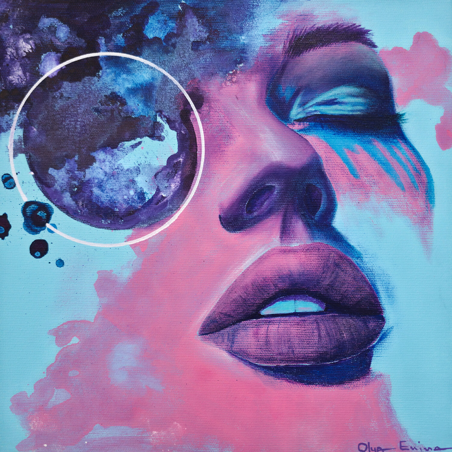 In Her Head Olya Enina Original painting for sale