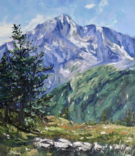 Midsummer by Liza Illichmann, Painting for Sale on Select