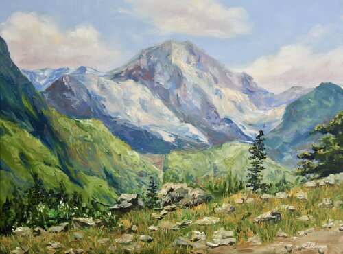 Sculpted Horizons by Liza Illichmann, Painting for Sale on Select