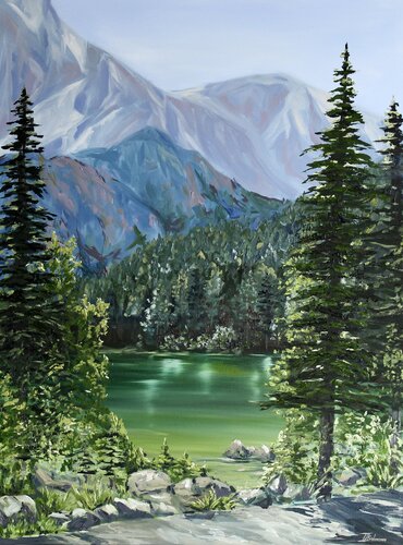 Heights by Liza Illichmann, Painting for Sale on Select