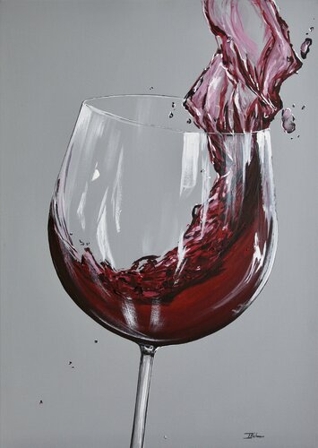 Merlot by Liza Illichmann, Painting for Sale on Select
