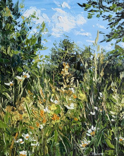 Whispering Grasses by Liza Illichmann, Painting for Sale on Select