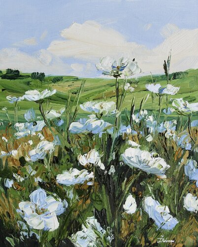 Meadow by Liza Illichmann, Painting for Sale on Select