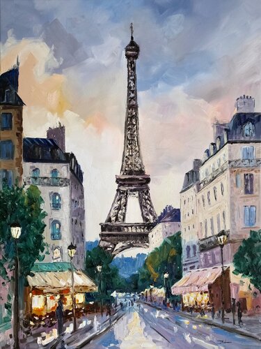 Paris by Liza Illichmann, Painting for Sale on Select