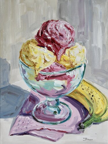Ice Cream by Liza Illichmann, Painting for Sale on Select