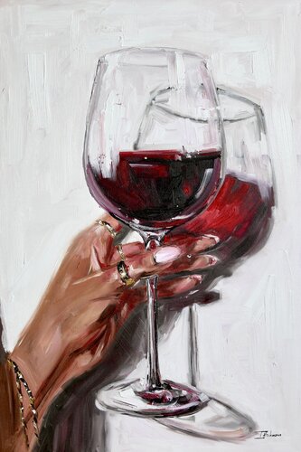 Ruby Red by Liza Illichmann, Painting for Sale on Select